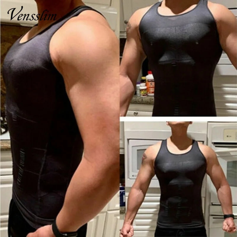 Compression Shirt – Slimming Body Shaper Weste für Männer