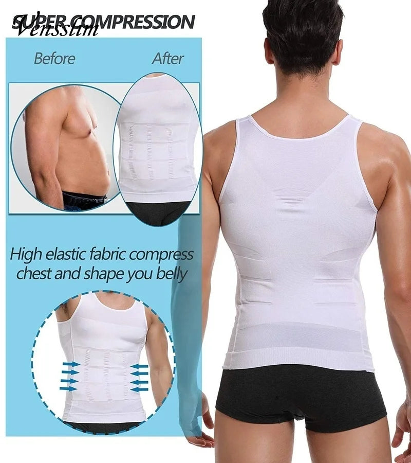 Compression Shirt – Slimming Body Shaper Weste für Männer