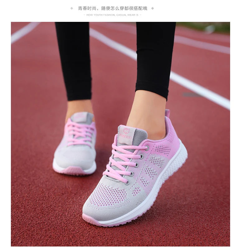 Damen Sport-Sneakers – Mode Plattform Schuhe für Frühling und Winter