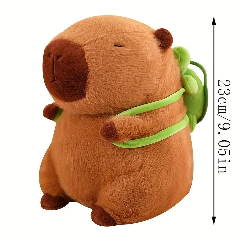 23cm Capybara Plüschspielzeug – Süße Capybara Anime Puppe, Flauschiges Stofftier, Weihnachts- und Erntedankgeschenk