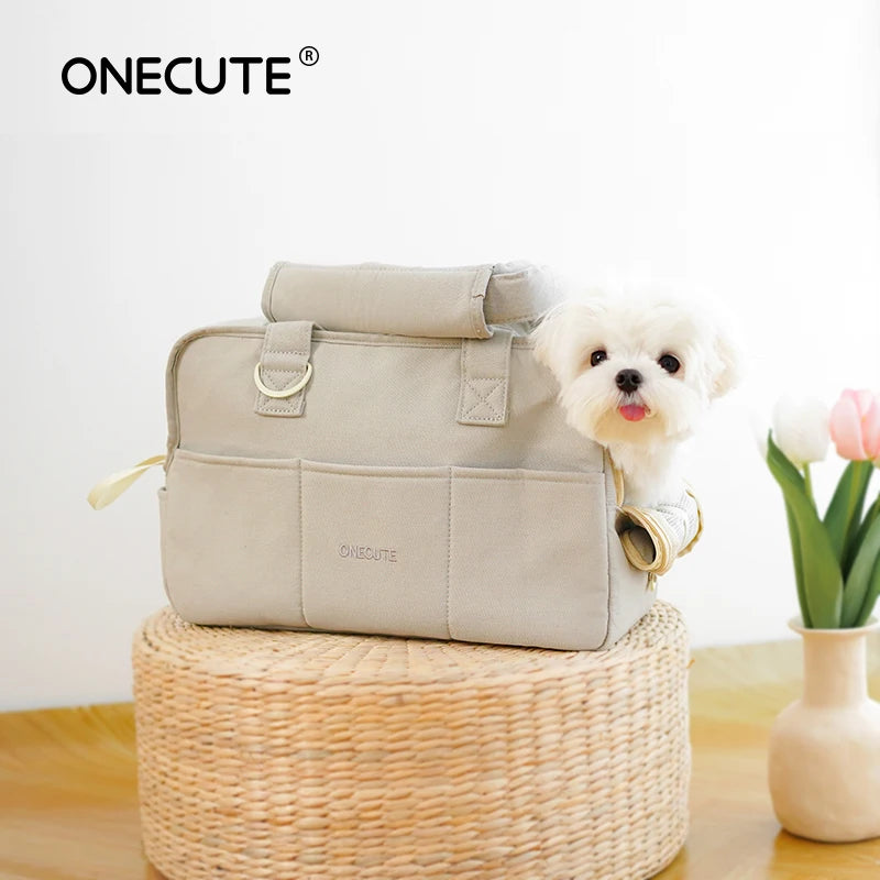 Tragetasche für kleine Hunde und Katzen - Tragbare Schulter- und Handtasche | Hundetasche für Chihuahua, Yorkshire und kleine Haustiere