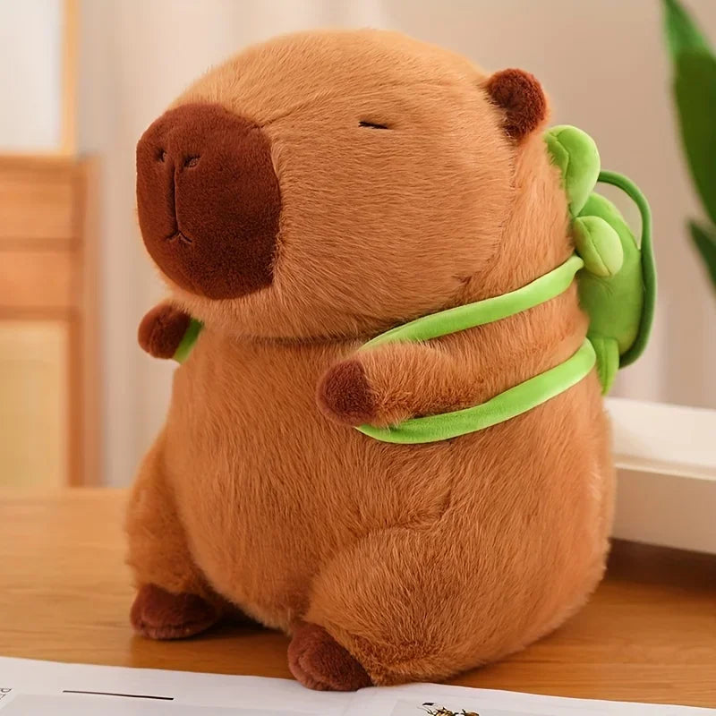 23cm Capybara Plüschspielzeug – Süße Capybara Anime Puppe, Flauschiges Stofftier, Weihnachts- und Erntedankgeschenk