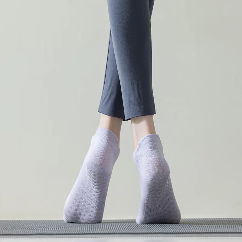 Atmungsaktive Yoga-Socken für Damen – Baumwoll-Shorts für Fitness und Pilates