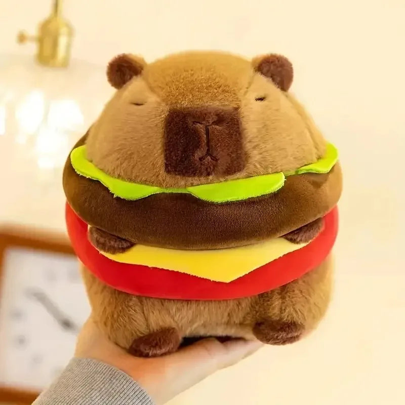 23cm Capybara Plüschspielzeug – Süße Capybara Anime Puppe, Flauschiges Stofftier, Weihnachts- und Erntedankgeschenk