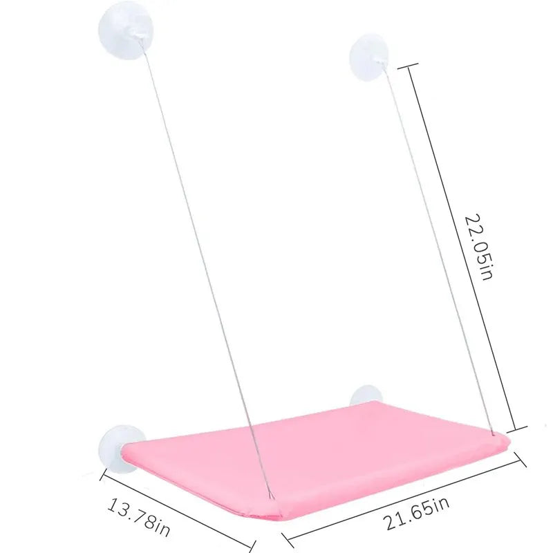 Katzenfensterliege – Platzsparende und Bequeme Fensterliege für Katzen zum Entspannen
