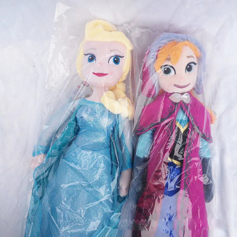 40 cm Frozen Anna & Elsa Puppen – Schneekönigin & Prinzessin Anna Elsa Plüschspielzeuge, Weihnachts- und Geburtstagsgeschenk für Kinder