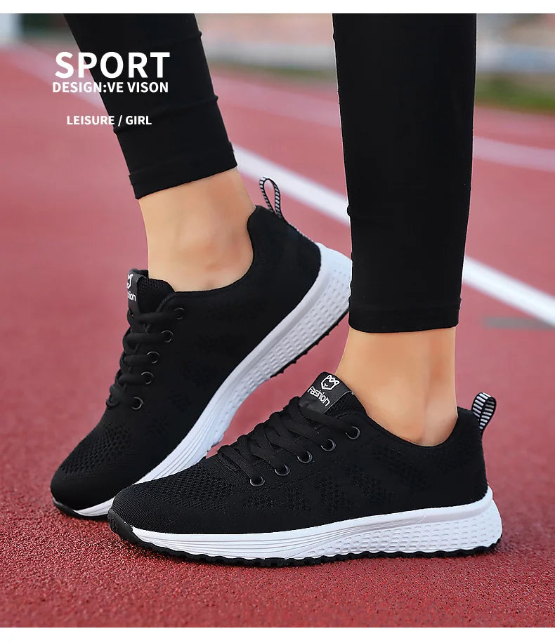 Damen Sport-Sneakers – Mode Plattform Schuhe für Frühling und Winter