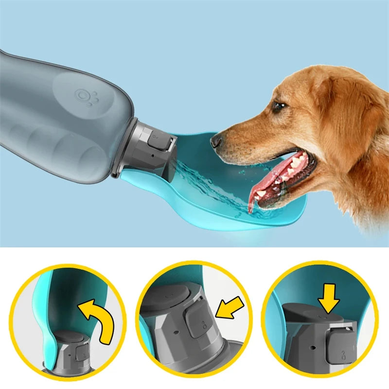 Tragbare Hundewasserflasche – Praktische und Leckfreie Wasserflasche für unterwegs