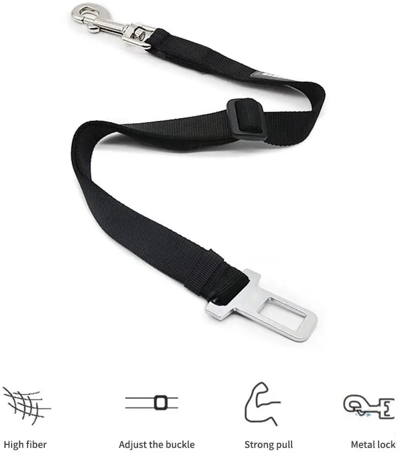 Dog and cat car seat belt