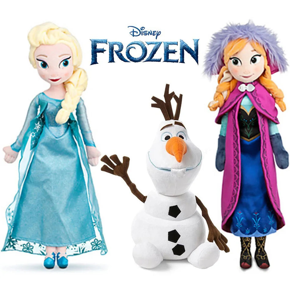 40 cm Frozen Anna & Elsa Puppen – Schneekönigin & Prinzessin Anna Elsa Plüschspielzeuge, Weihnachts- und Geburtstagsgeschenk für Kinder