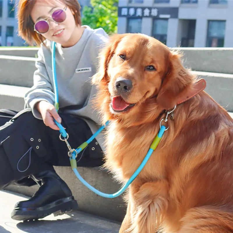 Hands-Free Doppelleine – Bequeme und Praktische Freihandleine für Hunde