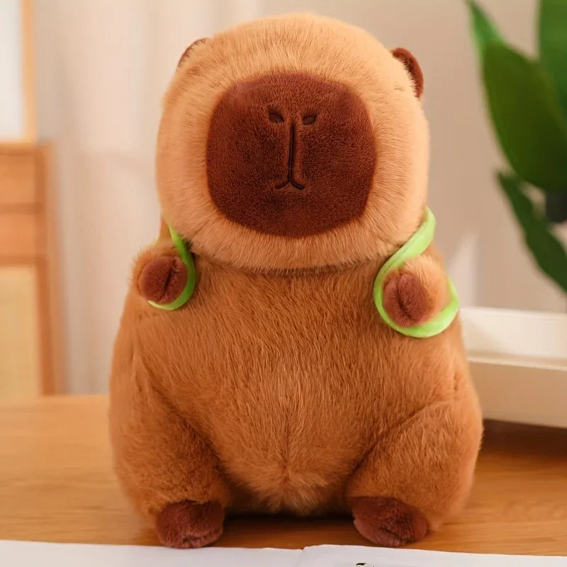 23cm Capybara Plüschspielzeug – Süße Capybara Anime Puppe, Flauschiges Stofftier, Weihnachts- und Erntedankgeschenk