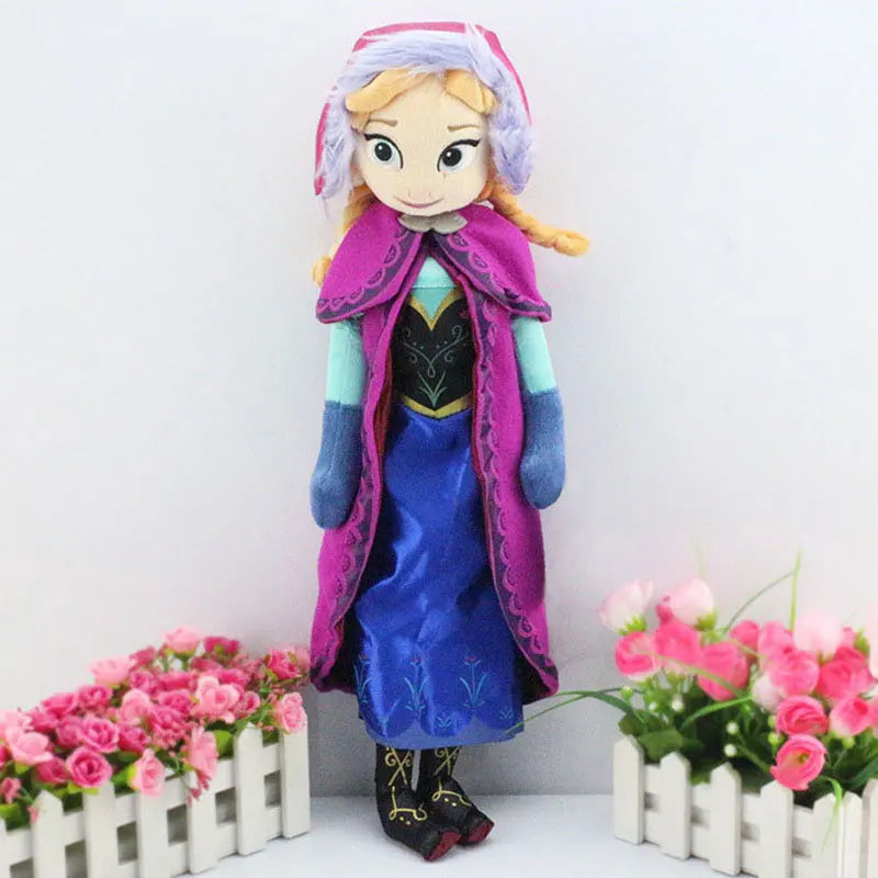 40 cm Frozen Anna & Elsa Puppen – Schneekönigin & Prinzessin Anna Elsa Plüschspielzeuge, Weihnachts- und Geburtstagsgeschenk für Kinder