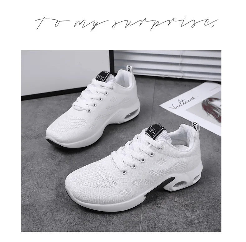 Damen Sommer Schuhe – Atmungsaktive Mesh Sneakers für Freizeit und Sport